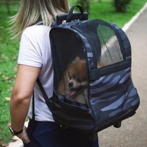 Carrito Mochila Para Paseo de Mascotas