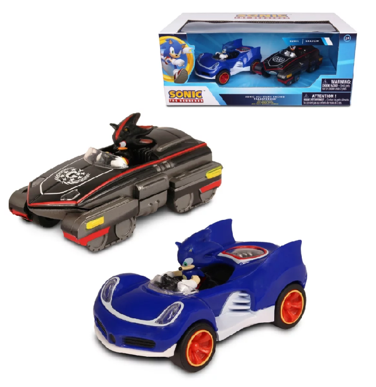 Pack 2 autos pull back 10 cm – SONIC Y SHADOW