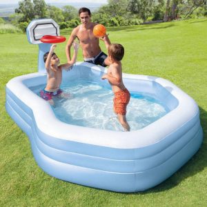 Piscina aro de basquetbol 257x188x135 cm Intex