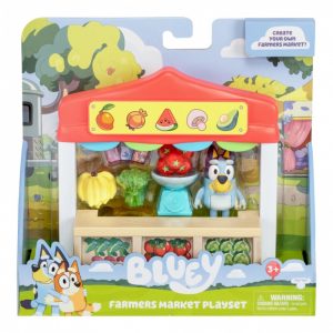 Bluey – Playset mercado de verduras