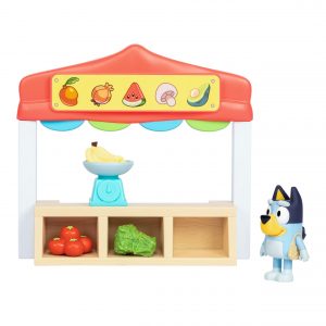 Bluey – Playset mercado de verduras