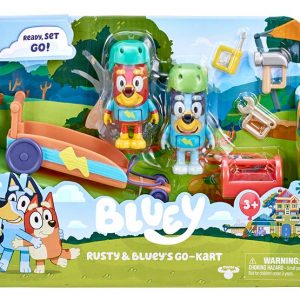 Bluey PlaySet Go Kart – Rusty y Bluey