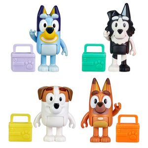 Bluey pack 4 figuras – school friends