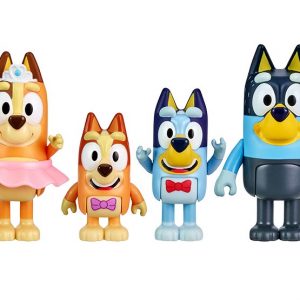 Bluey pack 4 figuras – the show