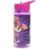 Botella Con Bombilla Cierre Fácil Paw patrol Rosa 500ml