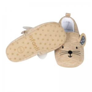 Pantufla Ratoncito Beige