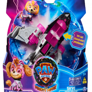 Paw patrol Mighty Movie Vehículo con luz y sonido – Skye