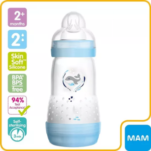 Mamadera Mam 2 Meses+ Easy Start Anti-colic 260ml Celeste