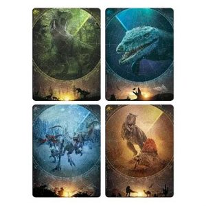 Puzzle 4×60 piezas Jurassic World