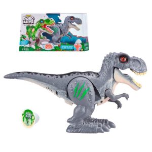 Robo Alive – Dinosaurio T Rex que camina – Gris